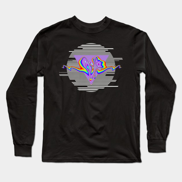 Rainbow Reconstruct Long Sleeve T-Shirt by eranfowler